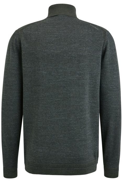 Cast Iron roll neck cotton heather plated ro